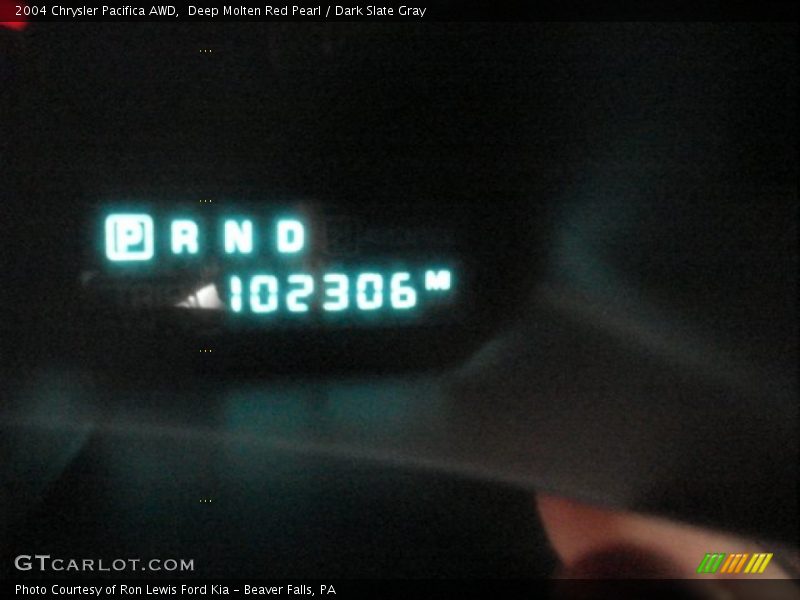 Deep Molten Red Pearl / Dark Slate Gray 2004 Chrysler Pacifica AWD