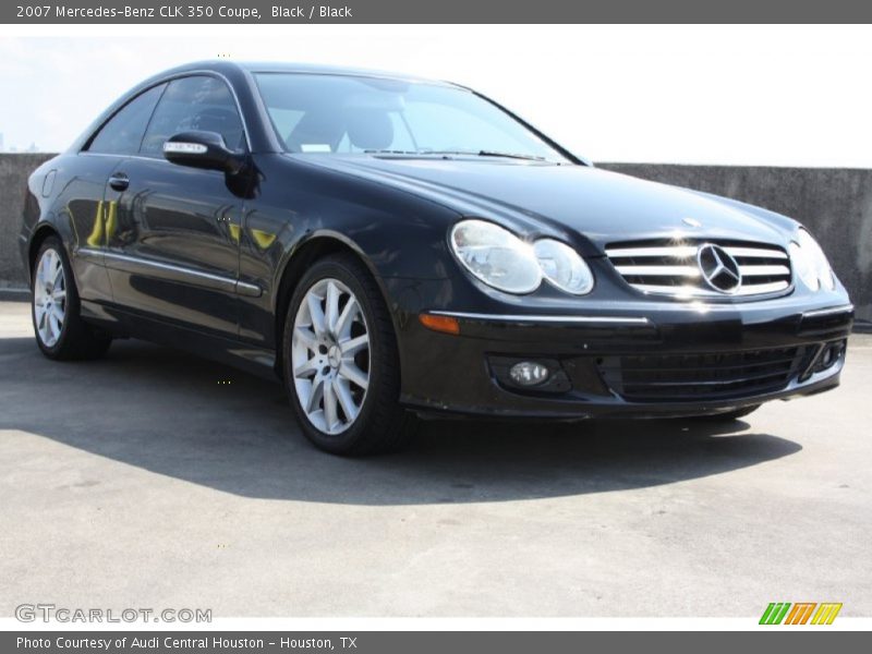 Black / Black 2007 Mercedes-Benz CLK 350 Coupe