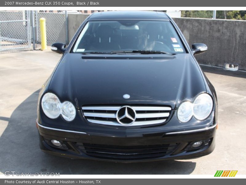Black / Black 2007 Mercedes-Benz CLK 350 Coupe
