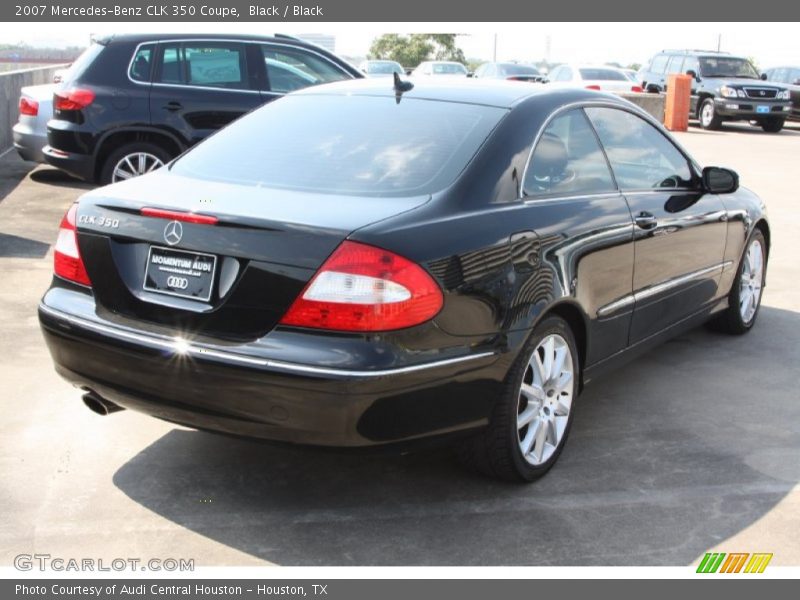 Black / Black 2007 Mercedes-Benz CLK 350 Coupe