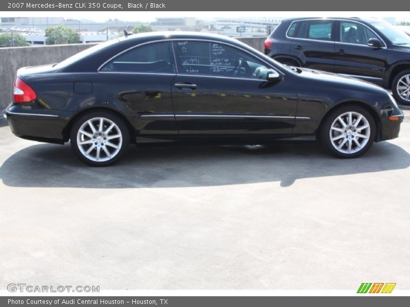 Black / Black 2007 Mercedes-Benz CLK 350 Coupe