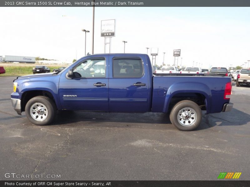  2013 Sierra 1500 SL Crew Cab Heritage Blue Metallic