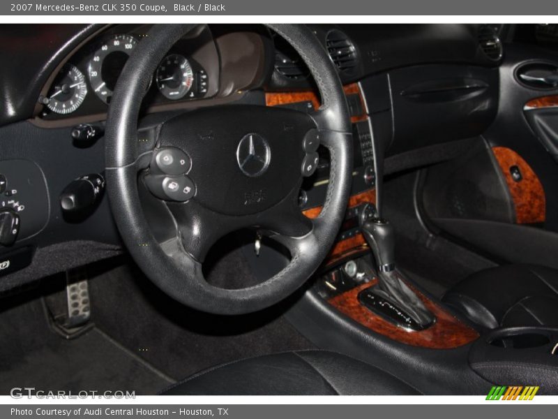 Black / Black 2007 Mercedes-Benz CLK 350 Coupe