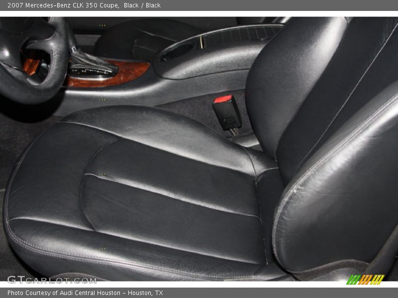 Black / Black 2007 Mercedes-Benz CLK 350 Coupe