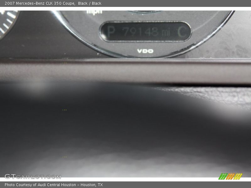 Black / Black 2007 Mercedes-Benz CLK 350 Coupe