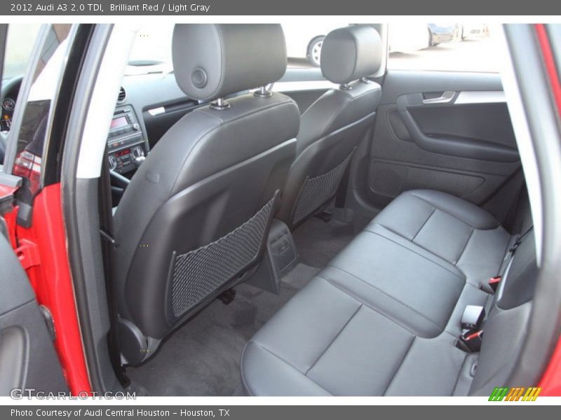Brilliant Red / Light Gray 2012 Audi A3 2.0 TDI