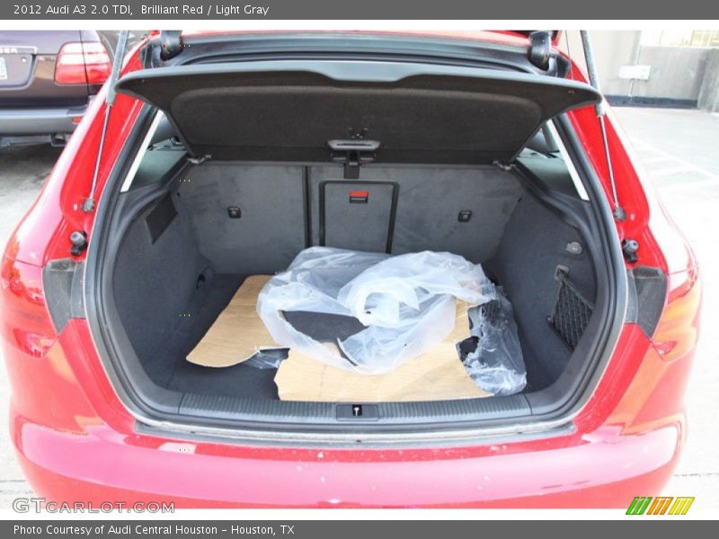 Brilliant Red / Light Gray 2012 Audi A3 2.0 TDI