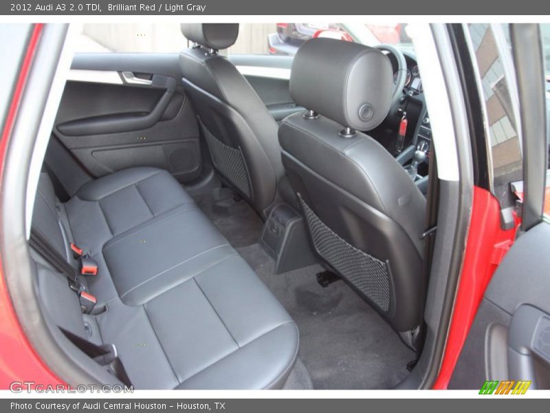 Brilliant Red / Light Gray 2012 Audi A3 2.0 TDI
