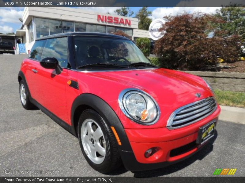 Chili Red / Black/Grey 2009 Mini Cooper Hardtop