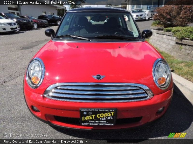 Chili Red / Black/Grey 2009 Mini Cooper Hardtop