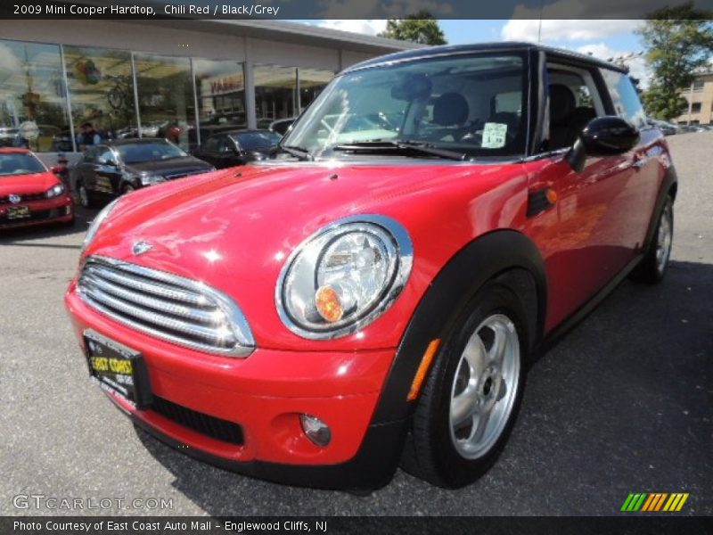 Chili Red / Black/Grey 2009 Mini Cooper Hardtop