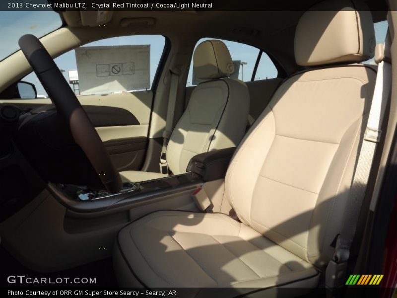 Crystal Red Tintcoat / Cocoa/Light Neutral 2013 Chevrolet Malibu LTZ