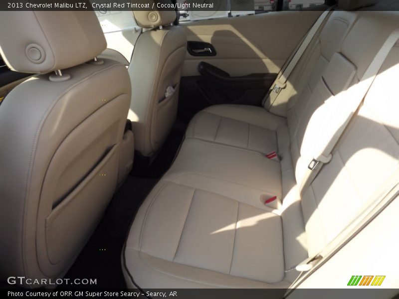Crystal Red Tintcoat / Cocoa/Light Neutral 2013 Chevrolet Malibu LTZ