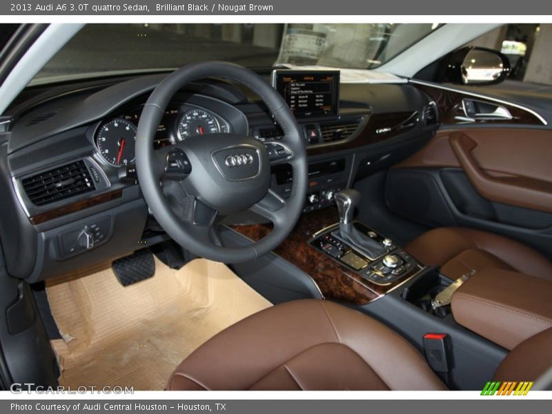 Nougat Brown Interior - 2013 A6 3.0T quattro Sedan 