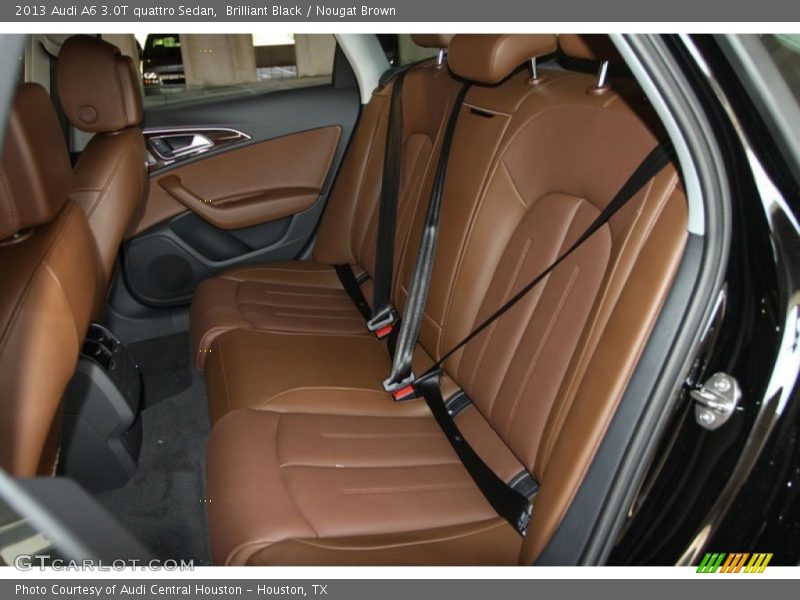 Rear Seat of 2013 A6 3.0T quattro Sedan