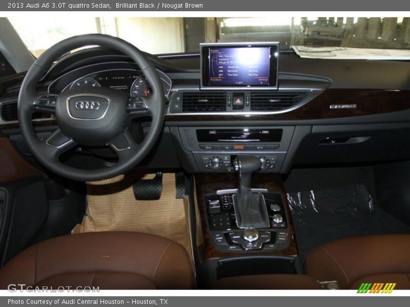 Brilliant Black / Nougat Brown 2013 Audi A6 3.0T quattro Sedan