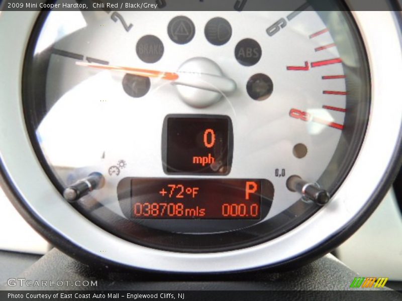 Chili Red / Black/Grey 2009 Mini Cooper Hardtop