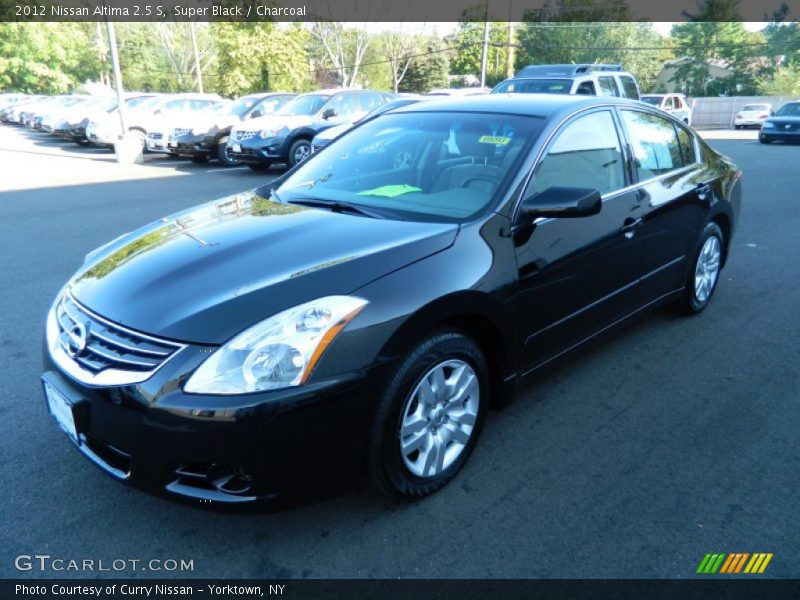 Super Black / Charcoal 2012 Nissan Altima 2.5 S