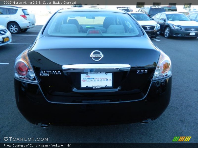 Super Black / Charcoal 2012 Nissan Altima 2.5 S