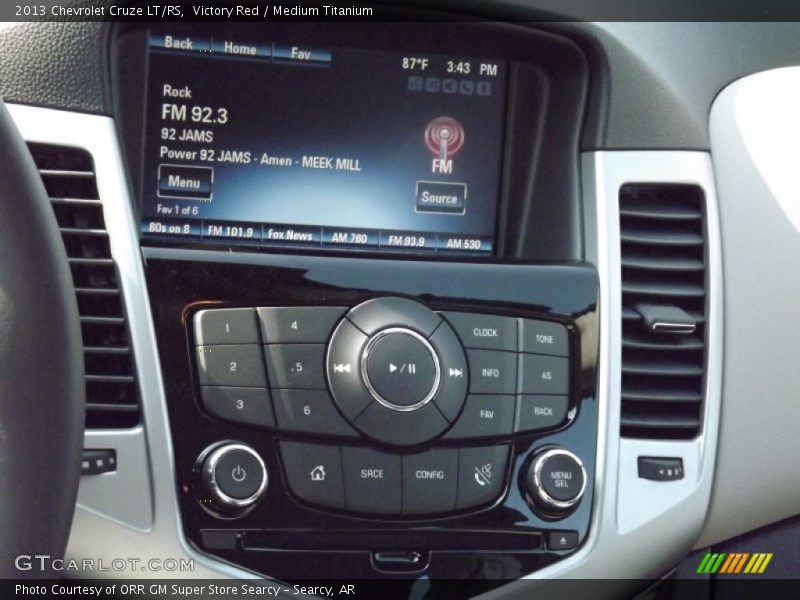 Victory Red / Medium Titanium 2013 Chevrolet Cruze LT/RS