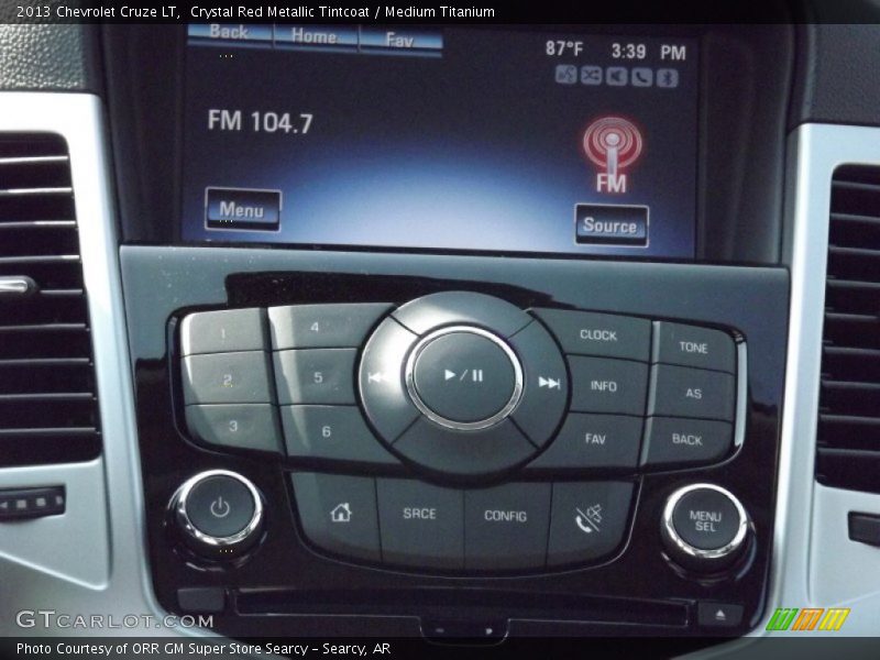 Crystal Red Metallic Tintcoat / Medium Titanium 2013 Chevrolet Cruze LT