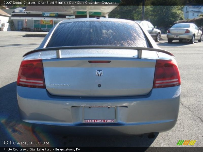 Silver Steel Metallic / Dark Slate Gray/Light Graystone 2007 Dodge Charger