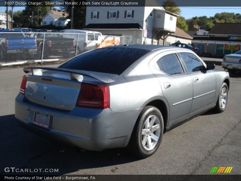 Silver Steel Metallic / Dark Slate Gray/Light Graystone 2007 Dodge Charger