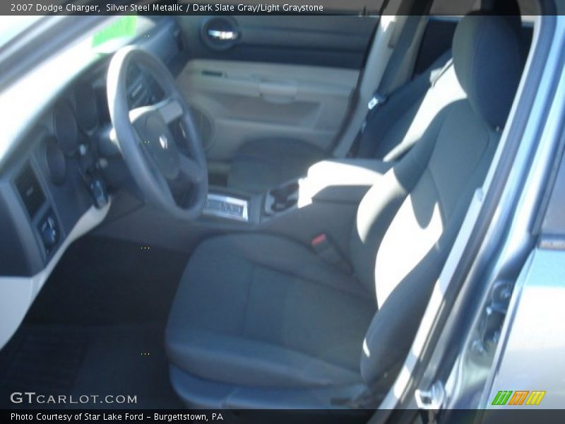 Silver Steel Metallic / Dark Slate Gray/Light Graystone 2007 Dodge Charger
