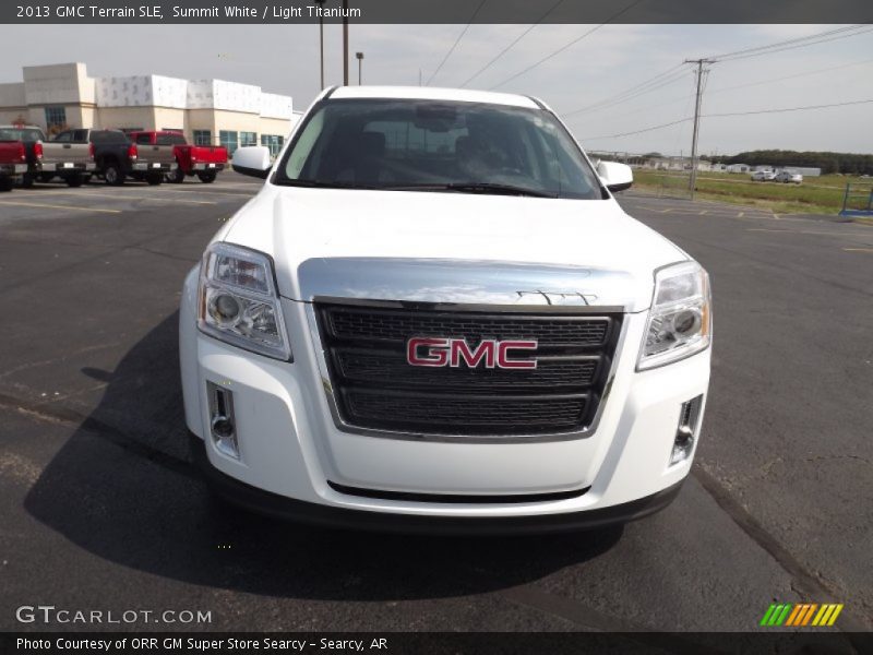 Summit White / Light Titanium 2013 GMC Terrain SLE