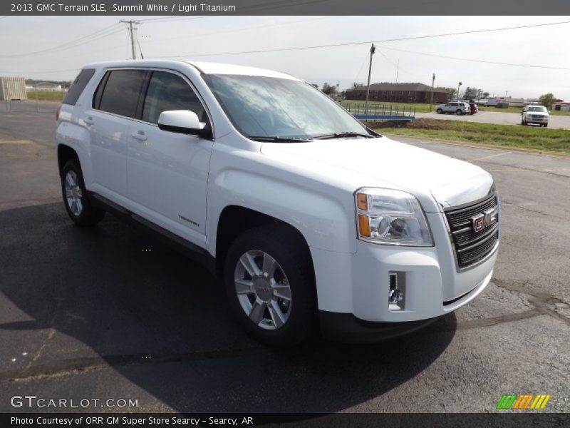 Summit White / Light Titanium 2013 GMC Terrain SLE
