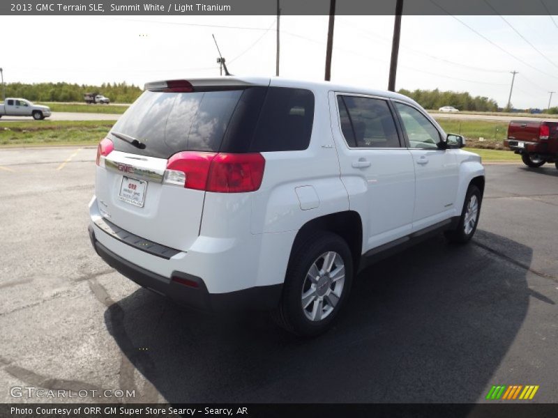 Summit White / Light Titanium 2013 GMC Terrain SLE