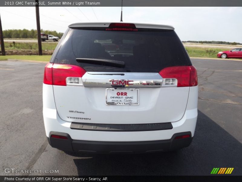 Summit White / Light Titanium 2013 GMC Terrain SLE