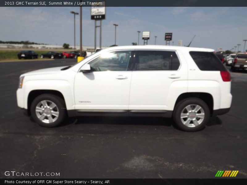 Summit White / Light Titanium 2013 GMC Terrain SLE