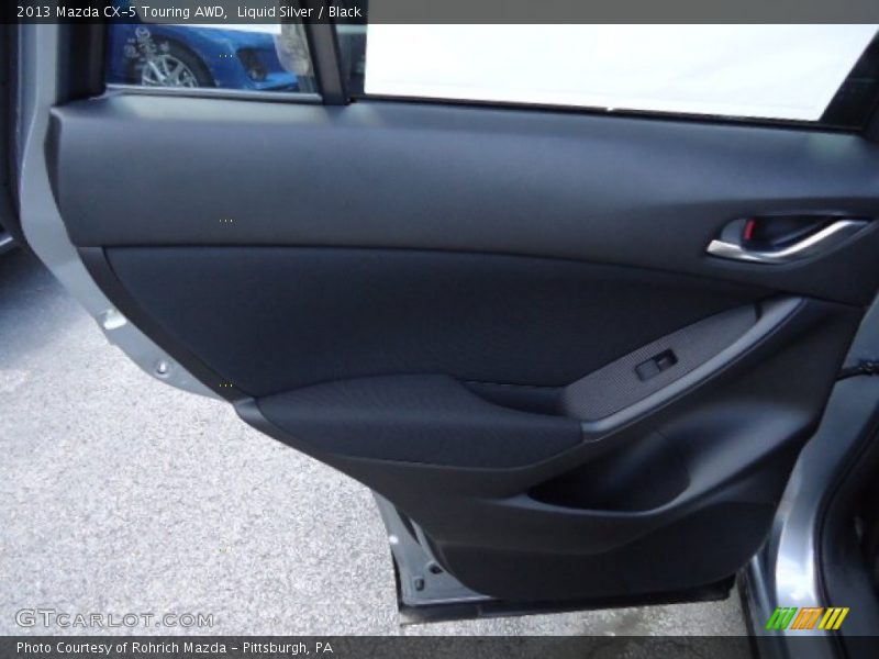 Liquid Silver / Black 2013 Mazda CX-5 Touring AWD