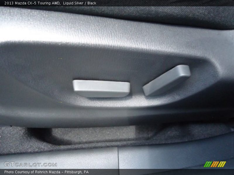 Liquid Silver / Black 2013 Mazda CX-5 Touring AWD