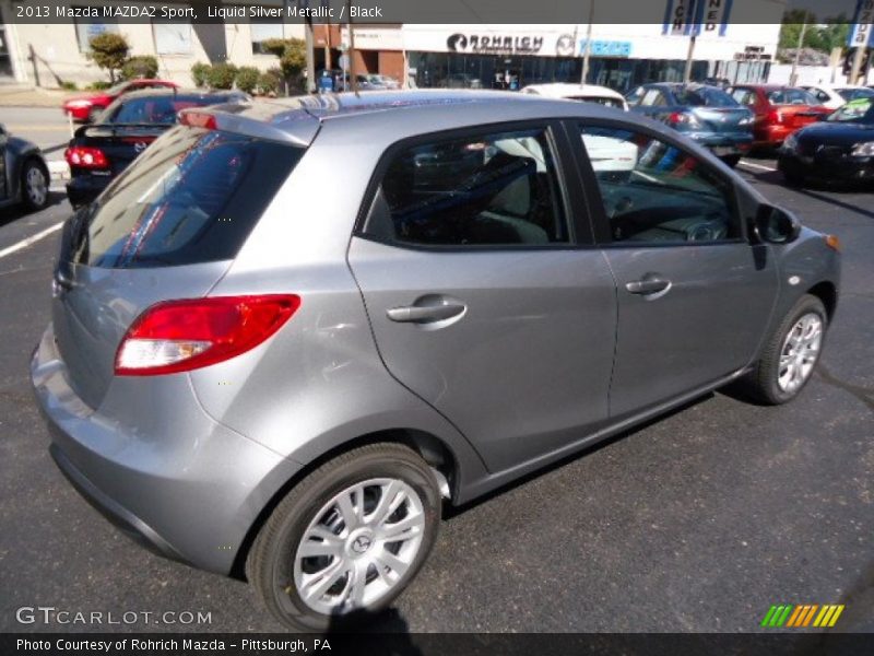 Liquid Silver Metallic / Black 2013 Mazda MAZDA2 Sport