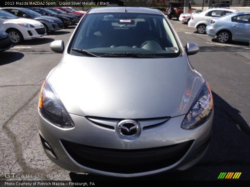 Liquid Silver Metallic / Black 2013 Mazda MAZDA2 Sport