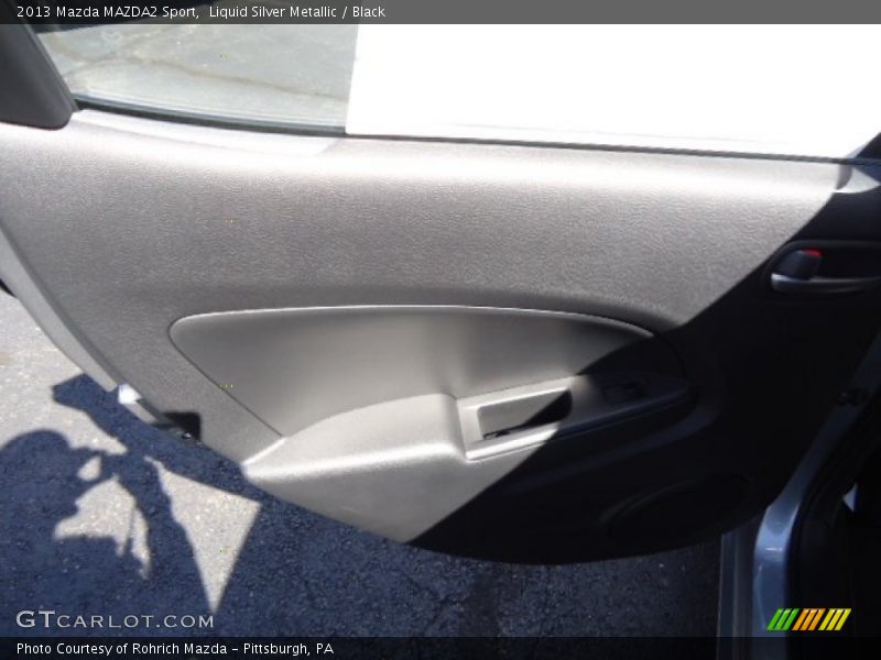 Liquid Silver Metallic / Black 2013 Mazda MAZDA2 Sport