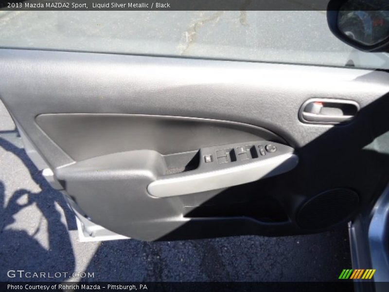 Liquid Silver Metallic / Black 2013 Mazda MAZDA2 Sport