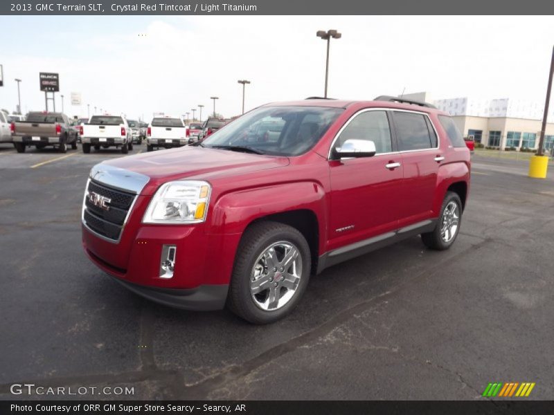 Crystal Red Tintcoat / Light Titanium 2013 GMC Terrain SLT