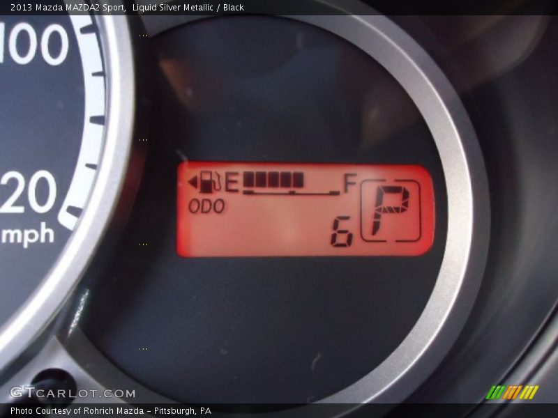 Liquid Silver Metallic / Black 2013 Mazda MAZDA2 Sport