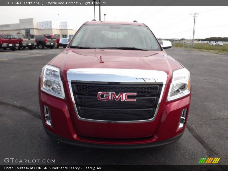 Crystal Red Tintcoat / Light Titanium 2013 GMC Terrain SLT