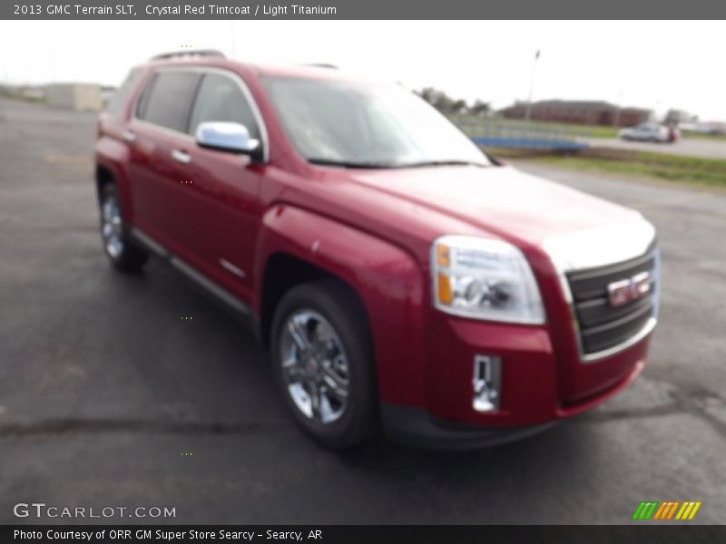 Crystal Red Tintcoat / Light Titanium 2013 GMC Terrain SLT