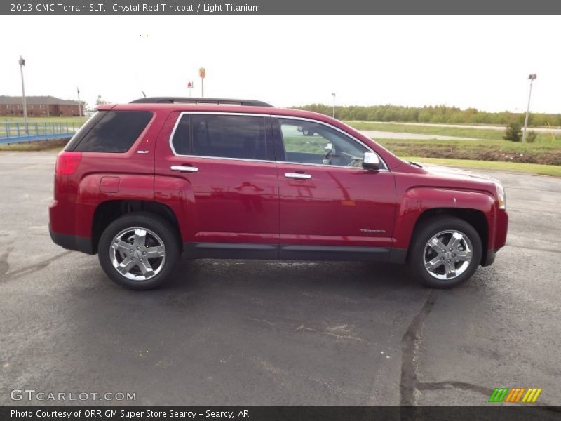 Crystal Red Tintcoat / Light Titanium 2013 GMC Terrain SLT