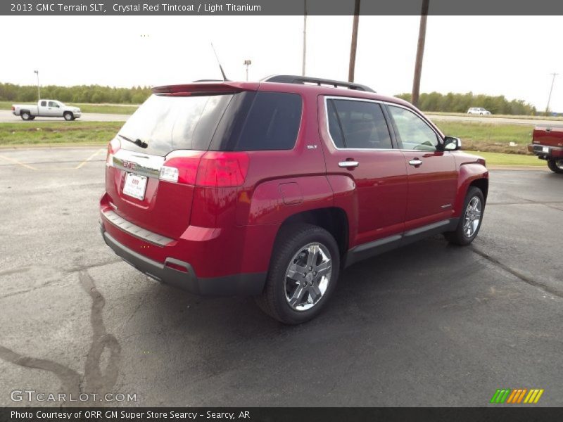 Crystal Red Tintcoat / Light Titanium 2013 GMC Terrain SLT