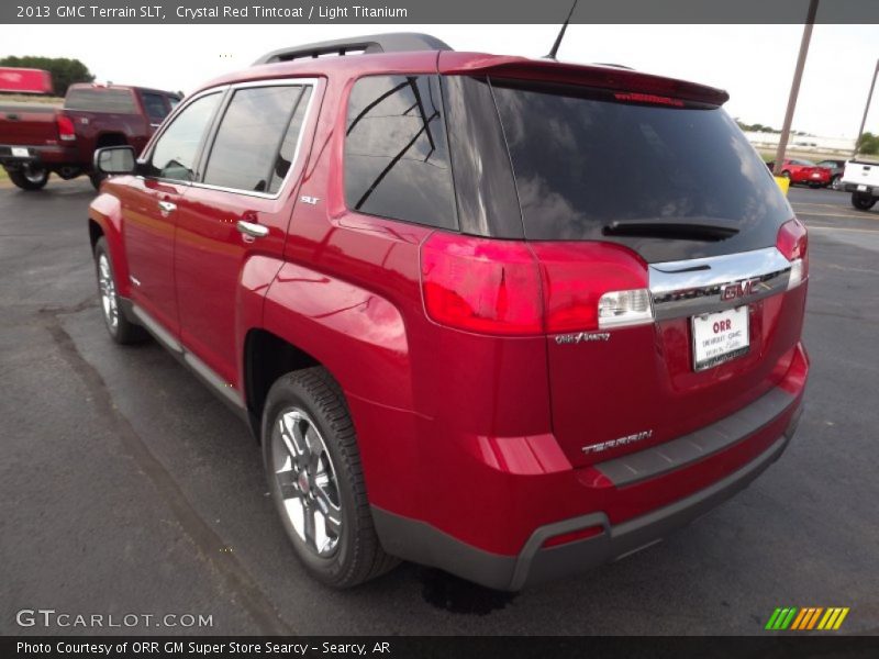 Crystal Red Tintcoat / Light Titanium 2013 GMC Terrain SLT