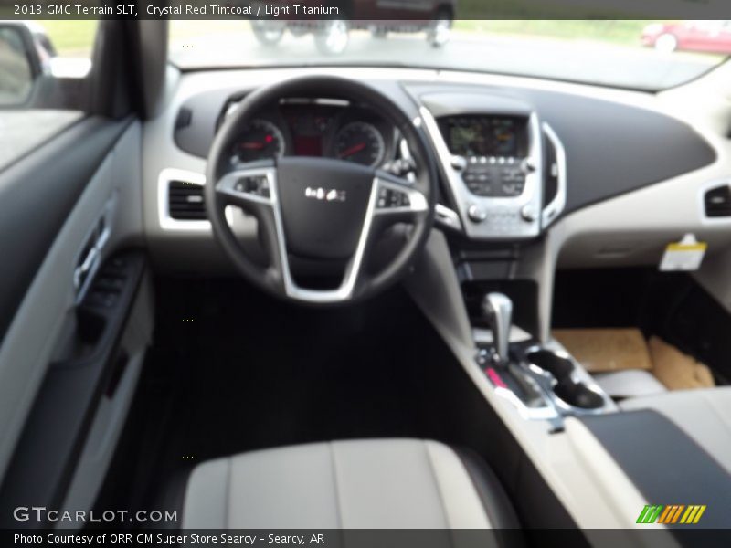 Crystal Red Tintcoat / Light Titanium 2013 GMC Terrain SLT