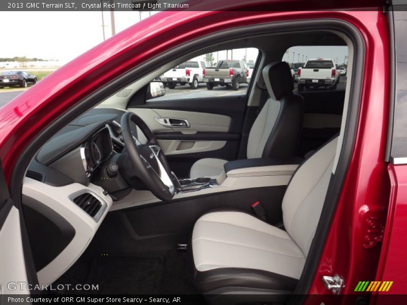 Crystal Red Tintcoat / Light Titanium 2013 GMC Terrain SLT