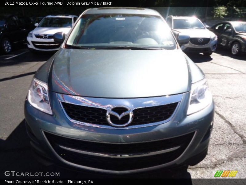 Dolphin Gray Mica / Black 2012 Mazda CX-9 Touring AWD