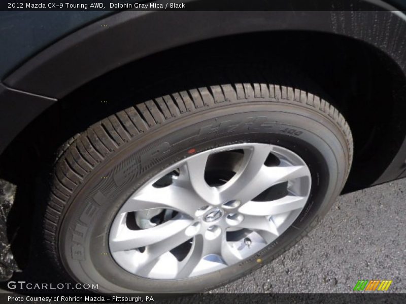 Dolphin Gray Mica / Black 2012 Mazda CX-9 Touring AWD